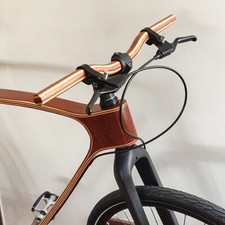 Guidon vélo en Bois trekking fixie riser montagne vintage