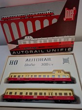 Coffret Autorail unifié 300 CV Picasso + remorque Réf 760E  Jouef HO 1/87e