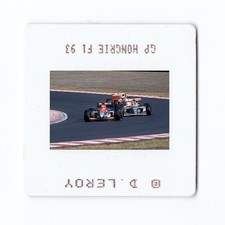S598 Irvine, Hill, Senna. F1 GP Hongrie 1993. Diapo 24x36. Slide