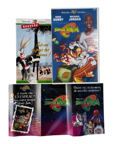Space jam vhs cassette - k7,