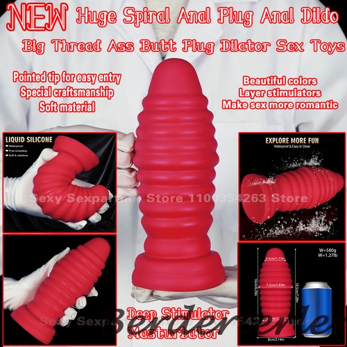 Big spiral ass buttplug - spiral,