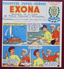 BUVARD - BISCOTTES EXONA - N° 25 - BD - ILLUSTRATEUR J.L. PESCH -