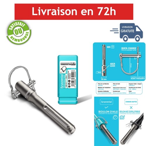 Adaptateur sds max pour - max,