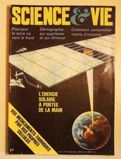 Science et vie  n°713 1977 Dinosaures energie solaire Démographie automobile