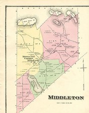 1871 Map of Middleton, New