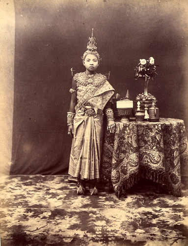 Cambodge siam 1880 fille du - 1880,
