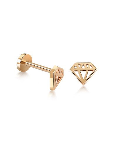 Clou oreille minimaliste - d'oreille,
