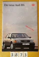 AUDI 100 2.0 E/ 2.3 E/ 2.4 D/ 2.5 TDI/ 2.8 E Prospectus Allemand 52 pages 7/1991