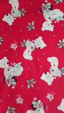 TISSU NOEL ROUGE MOTIFS