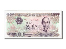 [#300343] Billet, Viet Nam, 2000 Dông, 1988, UNC (65-70)