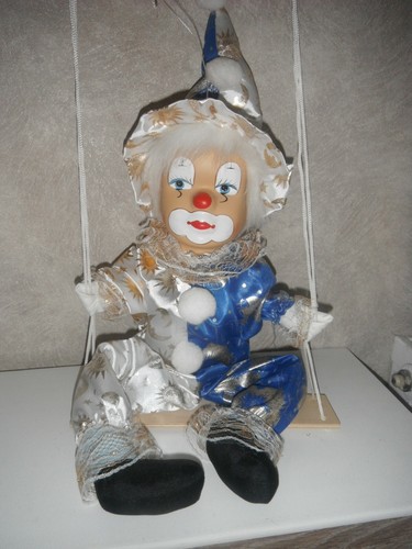 Poupee clown pierrot lune - ,