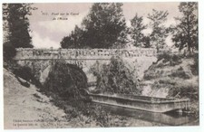 FR02 AISNE canal bateau peniche sur le canal guerre LIEU PRECIS A IDENTIFIER