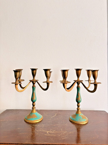 Ancien paire bougeoir - paire,