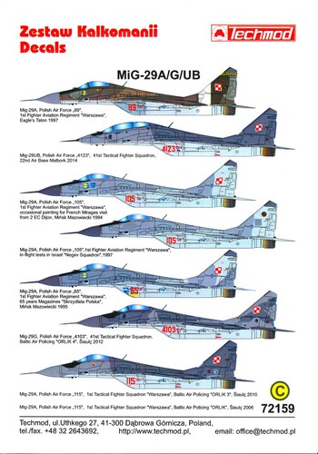 Techmod decals mikoyan - decals,