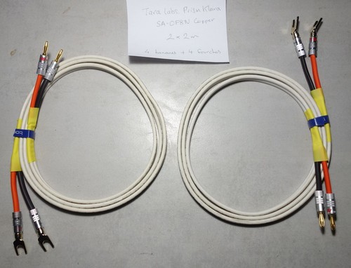 Cables enceintes montés tara - cables,
