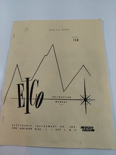 Eico model 710 - 710, meter