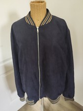 Veste Homme - AFIBEL - finition peau de pêche bleu marine - taille 118/125 (XXL)