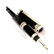 STYLO ROLLER BILLE DE PRESTIGE MONTEGRAPPA MODELE NERO UNO RESINE NOIRE P7