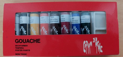 Peinture gouache tubes caran - peinture, 8