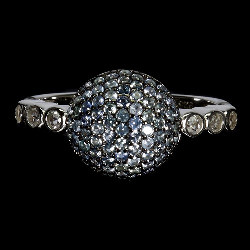 925 bague argent saphir - bague,