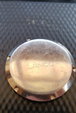 Rare Vintage 50's 60's Homme Lanco Langendorf Étui Dos Ss Automatique Incabloc