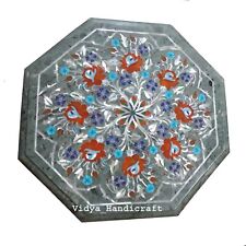 Table basse en marbre vert 12"