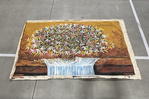Peinture sur toile - toile, 'vase'
