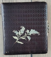 Ancien Album cuir pour 32