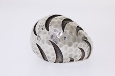 Bague Large Dôme Rayée Macan