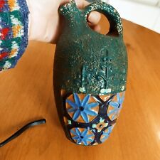 Ancien vase, pichet, Jarre en céramique ou poterie Art Déco signé