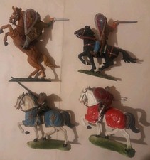 4 Elastolin Moyen Age Medieval