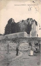 CPA 16 ENV.COGNAC EGLISE SAINT MARMET