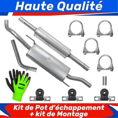 Kit pot échappement - de,