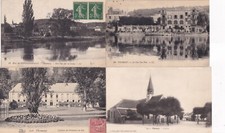 Lot de 4 cartes postales