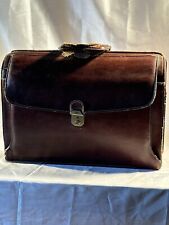 ancien cartable porte document en cuir de marque Texier 