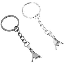  Porte Cle Anneau Couple De Couverture Chaînes Clés Pour Les Sacs À Dos