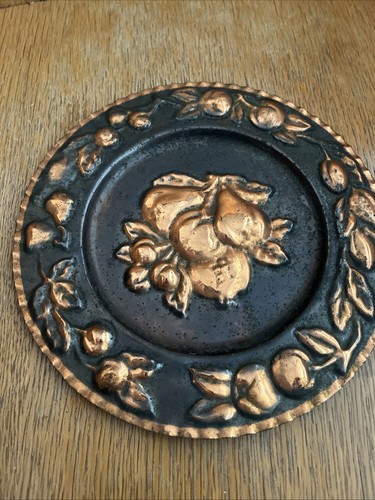 Assiette décorative cuivre - décorative,