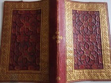 Protège livre en cuir /