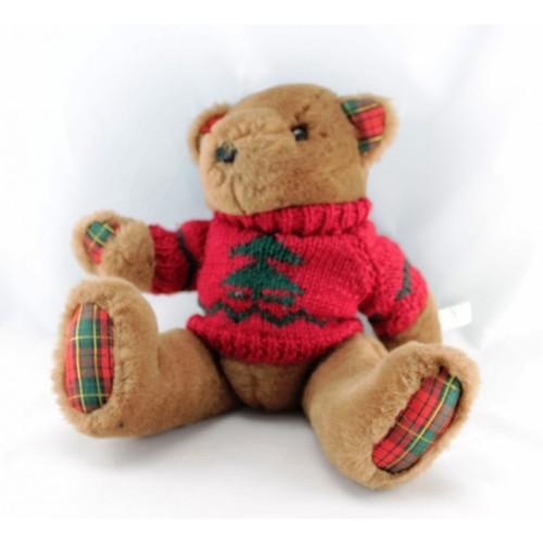 Peluche ours brun - , pull