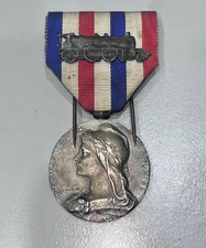 Médaille travaux publics, , chemins de fer, transports urbains, Argent? 19,9g