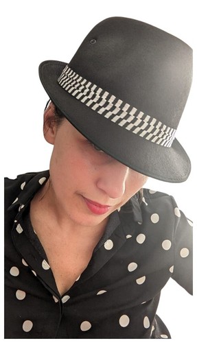 Ska chapeau noir porkpie - ska,