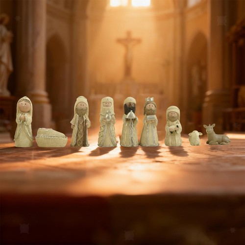 Mini crèche noël - mini,