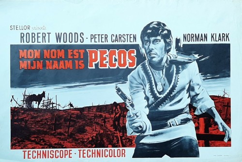 Mon nom est pecos - affiche, de