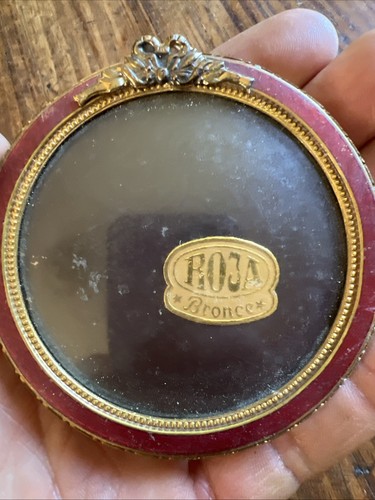 Petit cadre rond - cadre, bronze