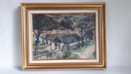 Peinture huile sur - , toile