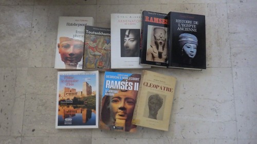 Lot livres egypte - lot,