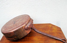 GAILLARD PARIS, sauteuse pro d 28, cuivre épais étamé alimentaire 10 Lb