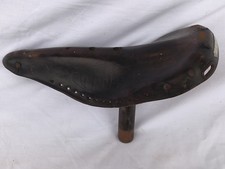Ancienne Selle En Cuir Velo