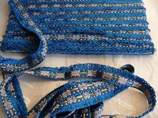 Galon à frange ancien tissé