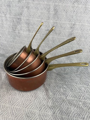 Lot casseroles cuivre - lot, 5
